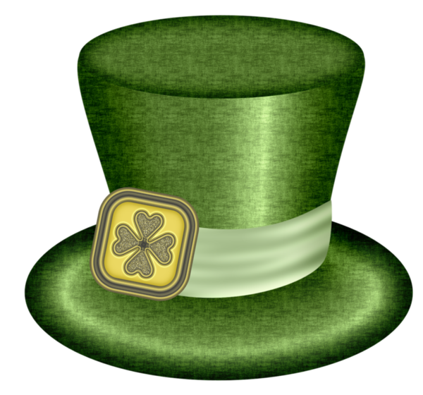 Transparent Green Symbol Hat Cap for St Patricks Day