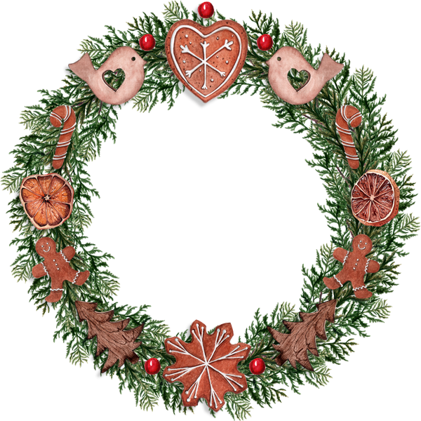 Transparent Christmas Ornament Wreath Christmas for Christmas