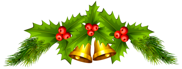 Transparent Christmas Jingle Bell Bell Fir Pine Family for Christmas