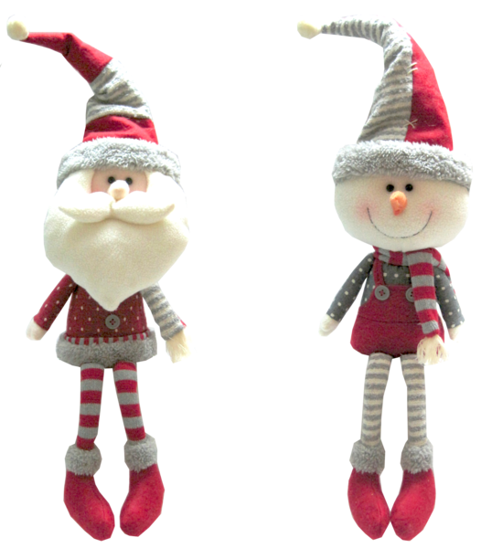 Transparent Christmas Ornament Doll Figurine for Christmas