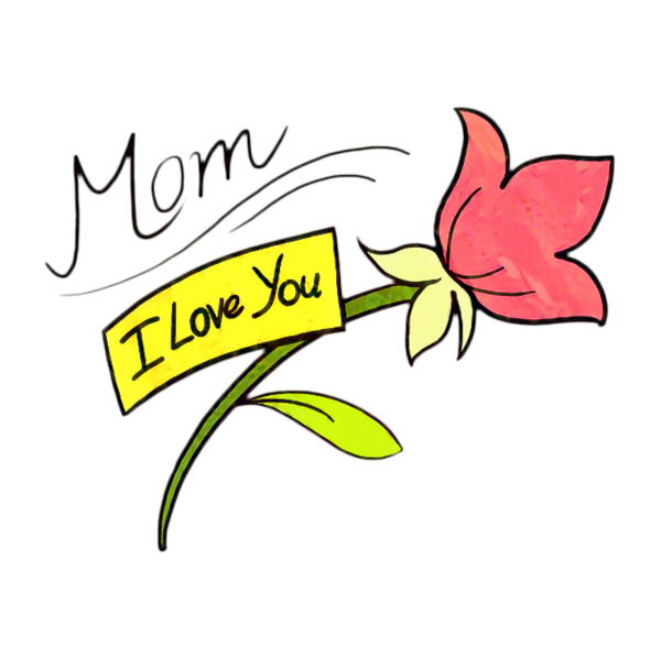 Transparent Mothers Day Mother Drawing Logo Plant for Mothers Day