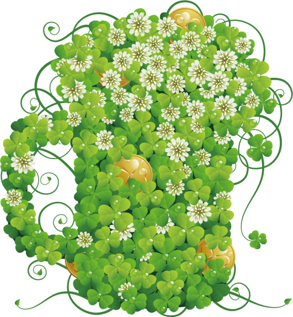 Transparent Ireland Wedding Invitation Saint Patricks Day Plant Flower for St Patricks Day