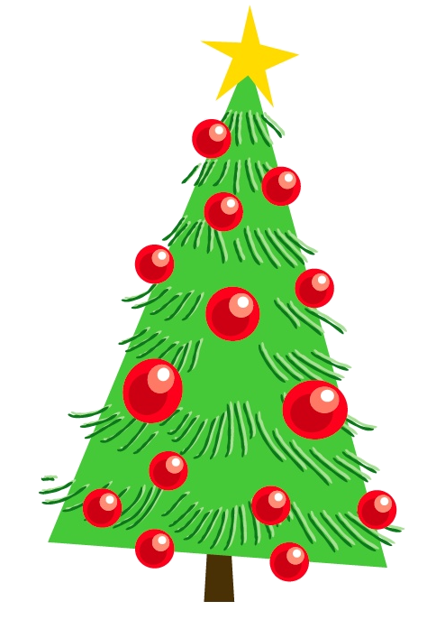 Transparent Christmas Tree Christmas Ornament Fir Pine Family for Christmas
