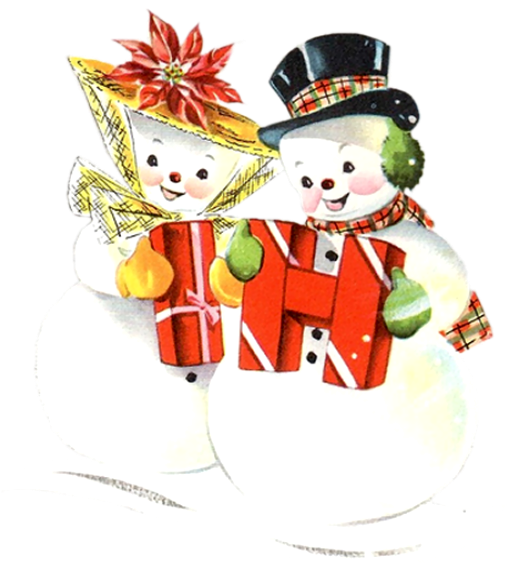 Transparent Snowman Christmas Christmas Card Food for Christmas