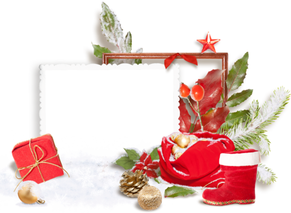 Transparent Picture Frames Christmas Christmas Ornament Christmas Decoration for Christmas
