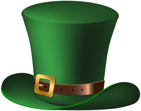 Transparent Hat Leprechaun Saint Patrick S Day Cylinder Green for St Patricks Day