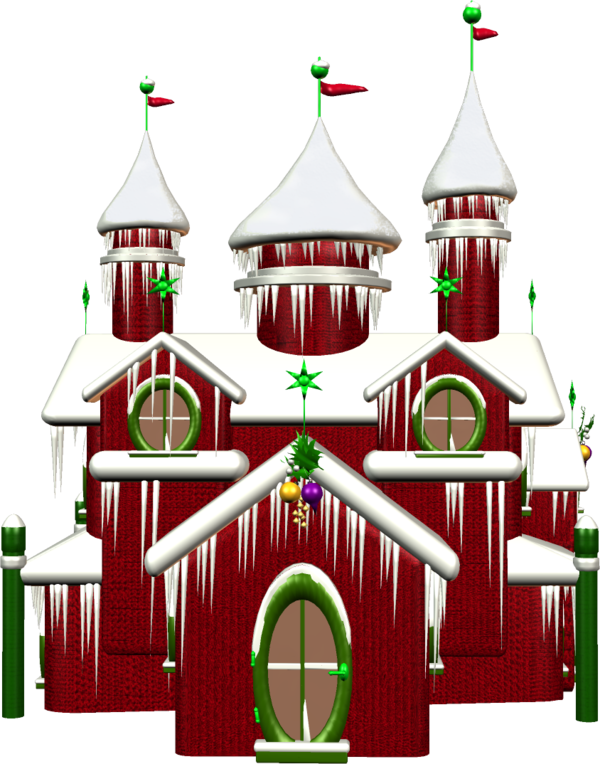 Transparent Drawing Gingerbread House Idea Christmas Decoration Christmas Ornament for Christmas