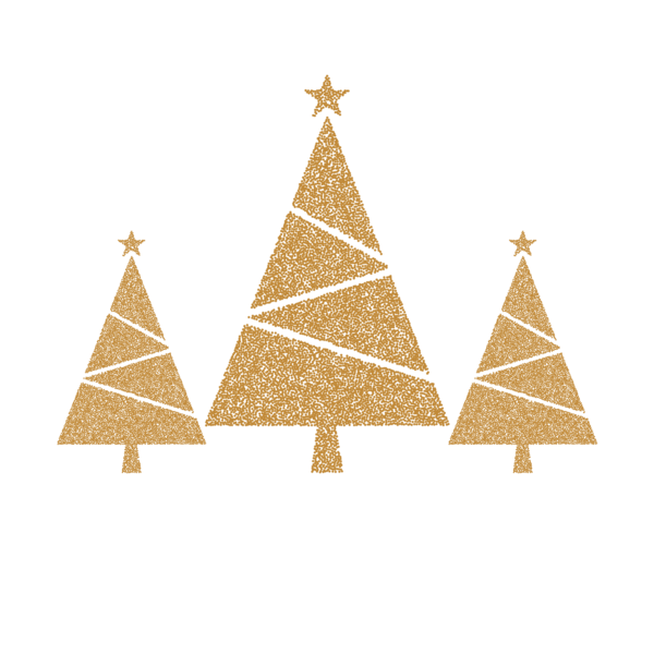 Transparent Christmas Tree Christmas Ornament Star Of Bethlehem Triangle for Christmas