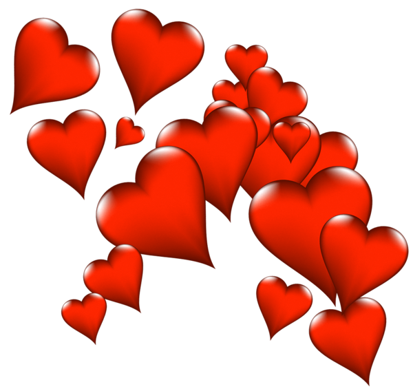 Transparent Heart Valentine S Day Postscript Flower for Valentines Day