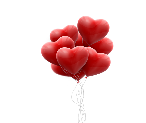 Transparent National Wear Red Day Heart Red Balloon for Valentines Day