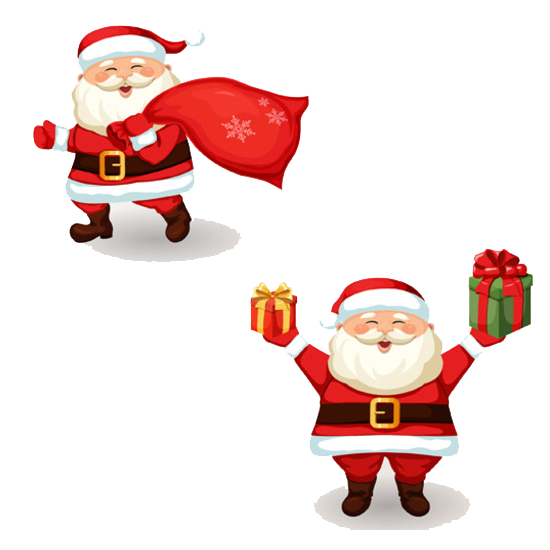 Transparent Santa Claus Christmas Gift Christmas Ornament Christmas Decoration for Christmas