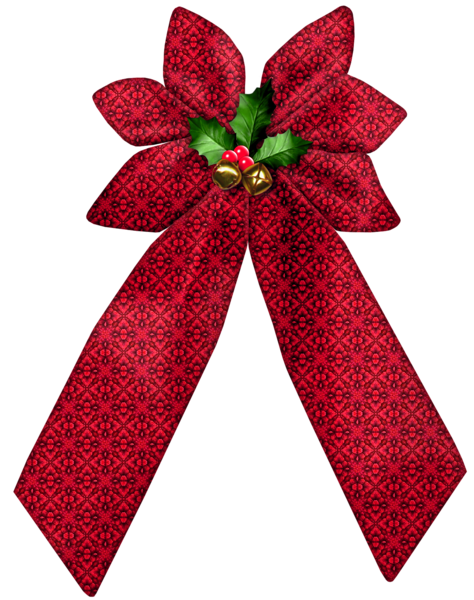 Transparent Christmas Christmas Card Ribbon Flower for Christmas