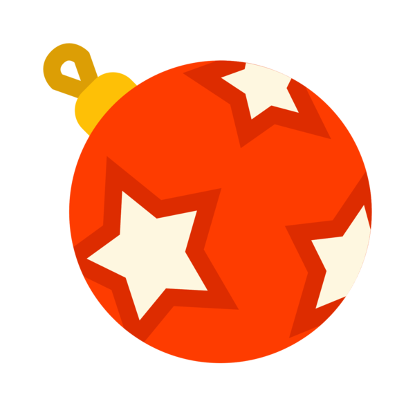 Transparent Christmas Bombka Christmas Tree Red Orange for Christmas