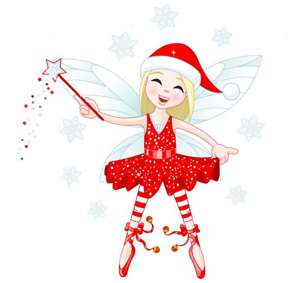 Transparent Christmas Fairy Elf Christmas Decoration for Christmas