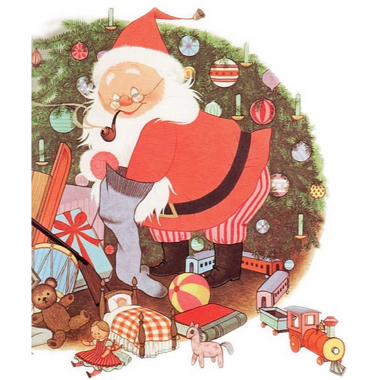 Transparent Visit From St Nicholas Santa Claus Christmas Tree Christmas Ornament Tree for Christmas