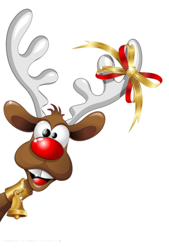 Transparent Christmas Day Santa Claus Holiday Deer Reindeer for Christmas