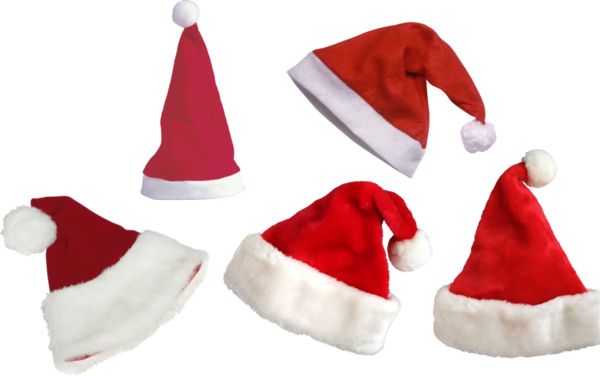Transparent Christmas Santa Claus Christmas Ornament Headgear for Christmas