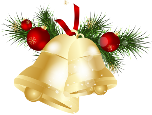Transparent Bell Glockenspiel Christmas Fir Pine Family for Christmas