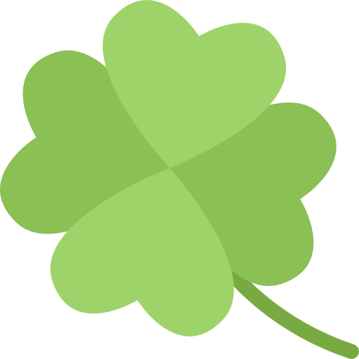 Transparent Lottery Gift Charitable Organization Green Leaf for St Patricks Day