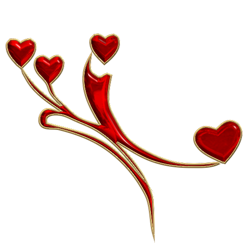 Transparent Heart Frame Blog Heart Red for Valentines Day