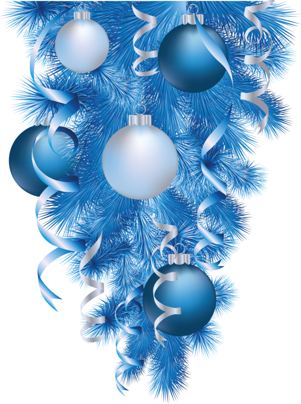 Transparent Christmas Christmas Ornament Christmas Decoration Blue Fir for Christmas