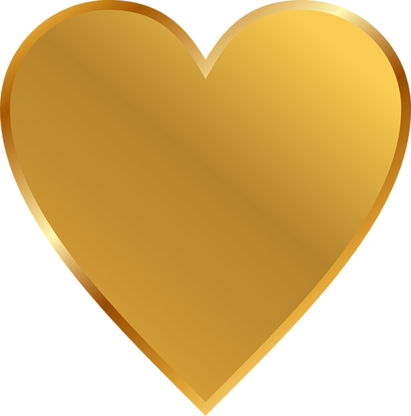 Transparent Heart Valentine S Day Love Yellow for Valentines Day