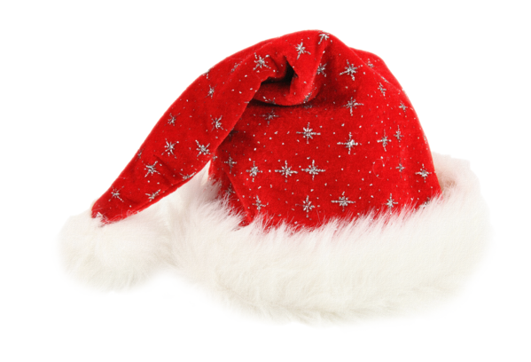 Transparent Santa Claus Christmas Bonnet Christmas Ornament Hat for Christmas