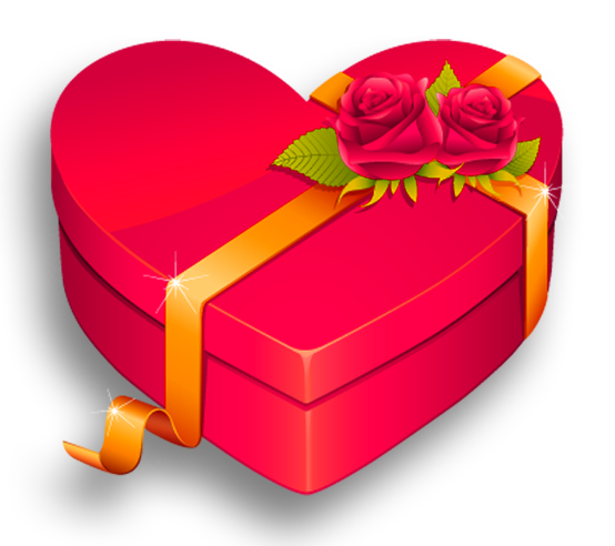 Transparent Gift Heart Valentines Day Box for Valentines Day