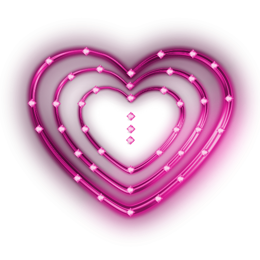 Transparent Heart Valentine S Day Color Pink for Valentines Day