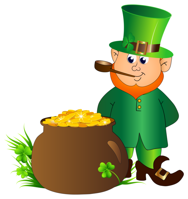 Transparent Leprechaun Saint Patrick S Day Gold Food Tree for St Patricks Day