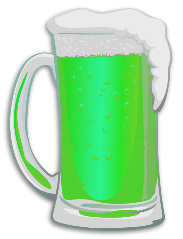 Transparent Beer Irish Cuisine Beer Glasses Serveware Cup for St Patricks Day