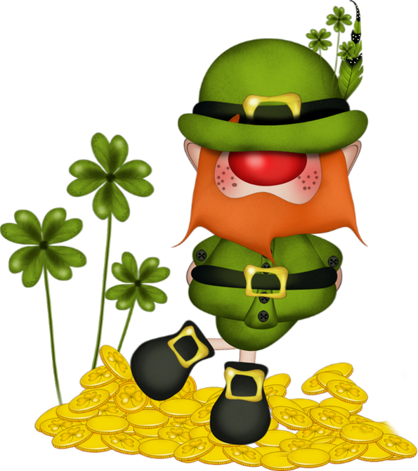 Transparent 17 March Leprechaun Holiday Plant for St Patricks Day