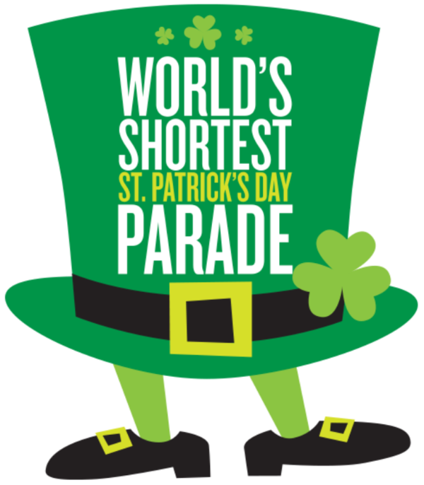 Transparent 17 March Irish People Parade Green Text for St Patricks Day