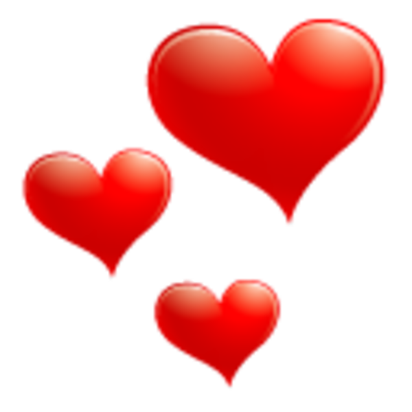 Transparent Heart Red Emoticon Valentine S Day for Valentines Day