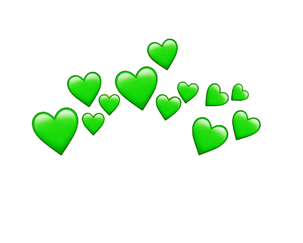 Transparent Dia Dos Namorados Love Valentines Day Green Heart for Valentines Day