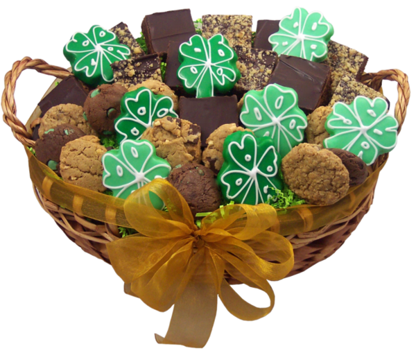 Transparent Food Gift Baskets Saint Patrick's Day Hamper Gift Gift Basket for St Patricks Day