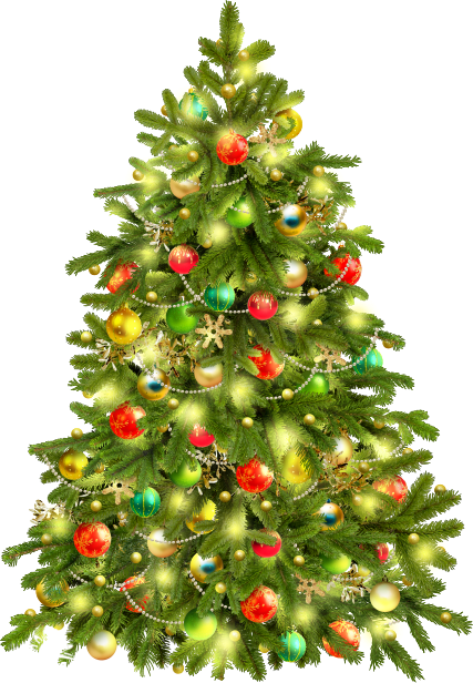 Transparent Christmas Tree Christmas Christmas Ornament Evergreen Fir for Christmas
