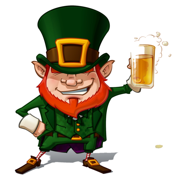 Transparent Cartoon Saint Patricks Day Irish People Leprechaun for St Patricks Day