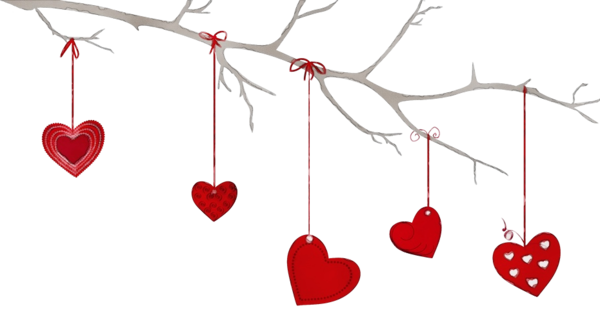 Transparent Heart Red Valentines Day for Valentines Day