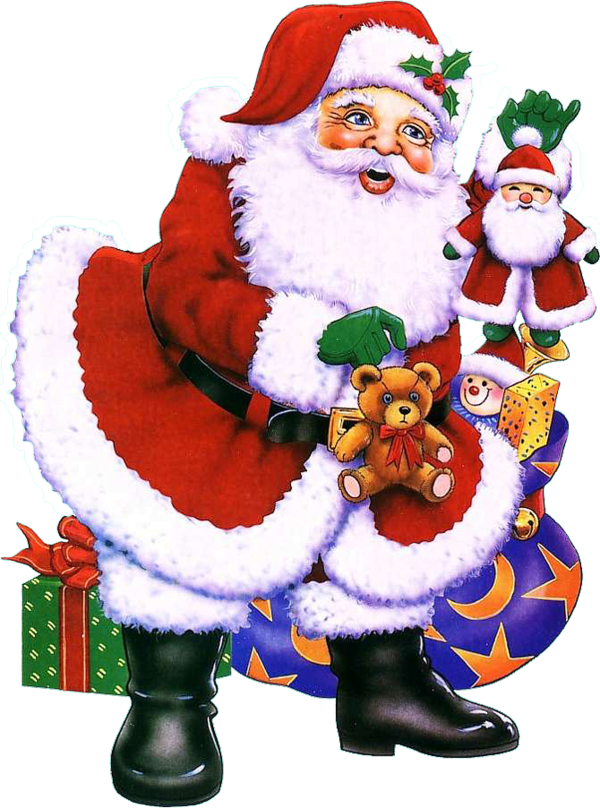 Transparent Visit From St Nicholas Santa Claus Christmas Christmas Ornament Christmas Decoration for Christmas