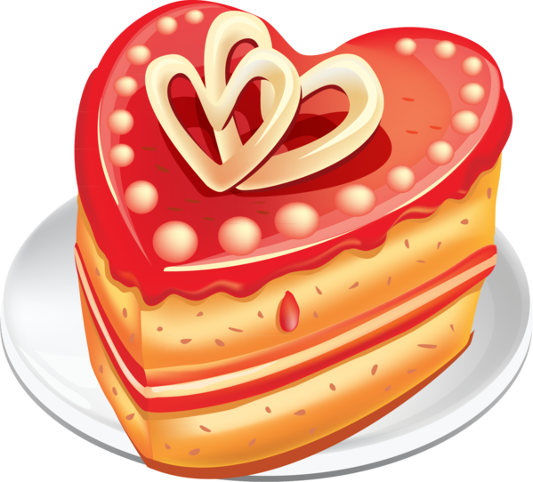 Transparent Valentine S Day Heart Symbol Dessert for Valentines Day