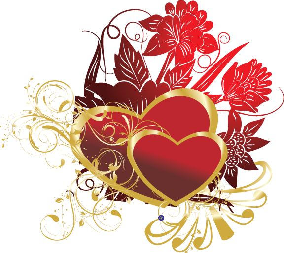 Transparent Valentine S Day Love Sticker Heart Flower for Valentines Day