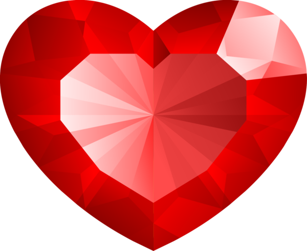 Transparent Heart Gemstone Symbol Valentine S Day for Valentines Day