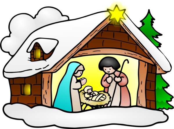 Transparent Christmas Day Christmas Card Christmas Ornament Nativity Scene Cartoon for Christmas