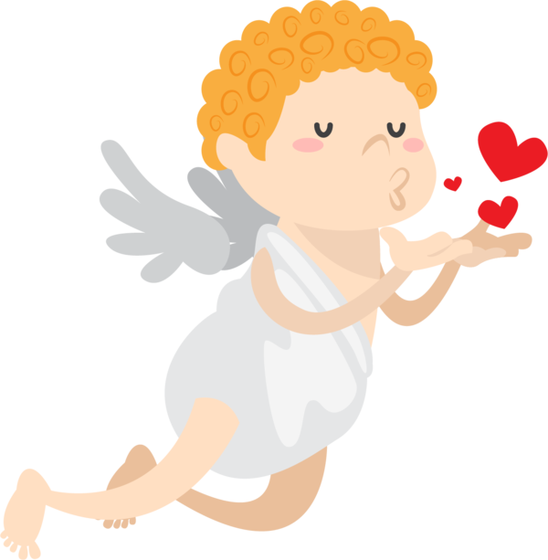 Transparent Angel Istx Euesg Clase50 Eo Wing Cartoon Cupid for Valentines Day