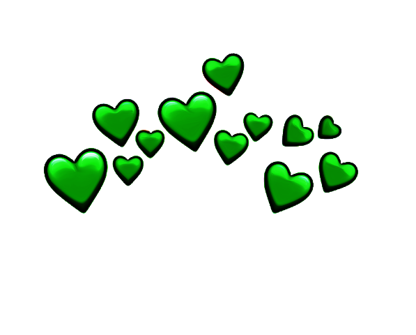 Transparent Love Dia Dos Namorados Valentines Day Green Heart for Valentines Day