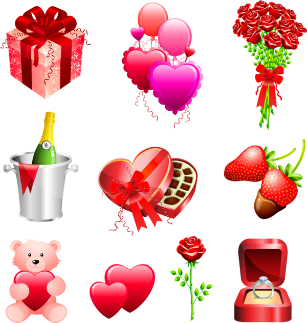 Transparent Wedding Invitation Valentine S Day Gift Heart Flower for Valentines Day