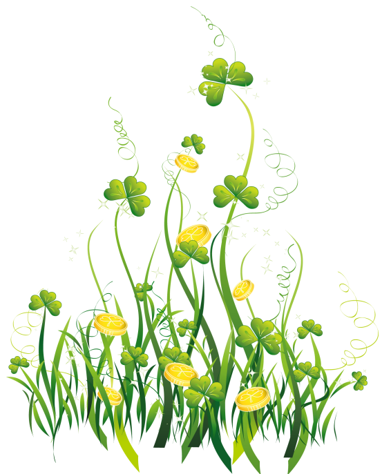 Transparent Floral Design Ireland Shamrock Flower Flora for St Patricks Day