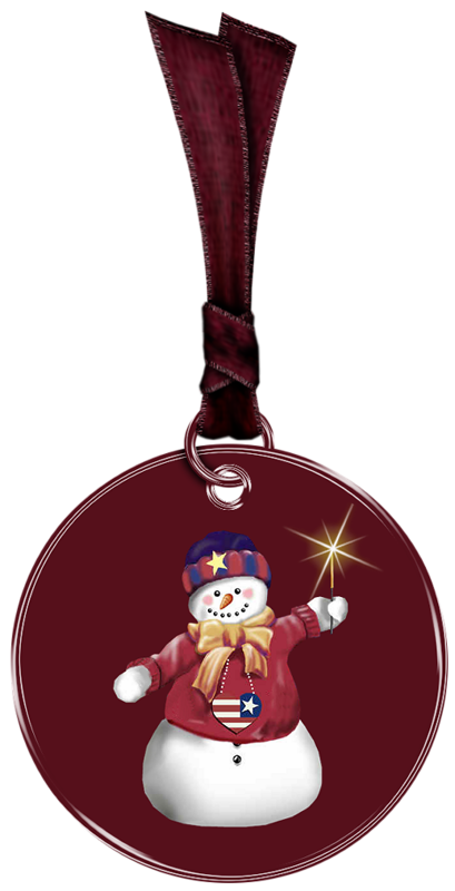 Transparent Medal Christmas Military Medal Christmas Ornament for Christmas