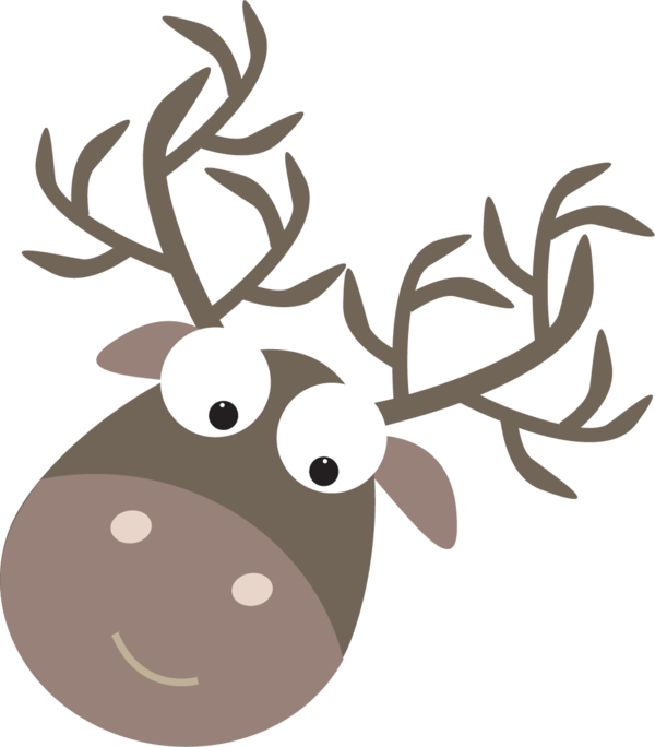 Transparent Santa Claus Christmas Christmas Card Deer Reindeer for Christmas